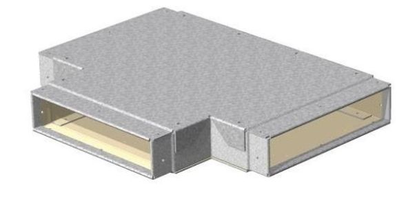 Wichmann IFTS260100v Instafix BKI 50x260x100mm galvanized T-piece