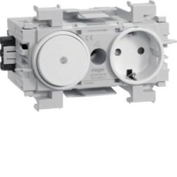 TEHALIT GS11019016 + Schlater Wago traffic white socket