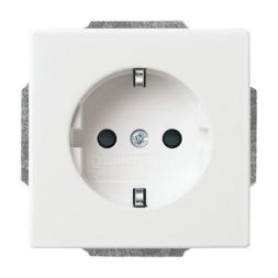 Busch-Jaeger 20 EUCKS-84 SCHUKO® socket insert, with increased contact protection studio white