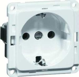 Hochköpper 00271611 D 6511.02 ME LED/4 pure white socket SCHUKO