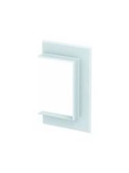 OBO Bettermann G-KWAO90130RW 198x25x124 pure white wall end panel open, 6274920