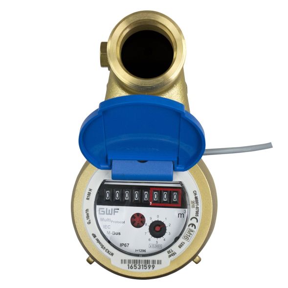 LINGG&amp;amp;JANKE 85584SEC KNX hot water meter GWF | MTWcoder MP-V, DN20, from, 4 m³/h | 105 mm