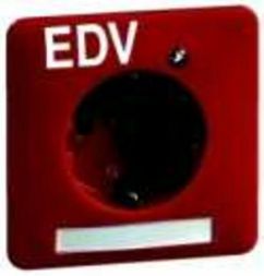 Hochköpper 00810111 80.6611 NA ROT EDV red socket SCHUKO