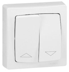 Legrand 086013 blind switch AP, (white)