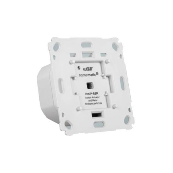 Homematic IP 142720A0 Smart Home Switching-Measuring Actuator for Brand Switches (HmIP-BSM), Button