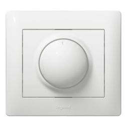 Legrand 771068 Cover Galea rotary dimmer ultra white white, (white)