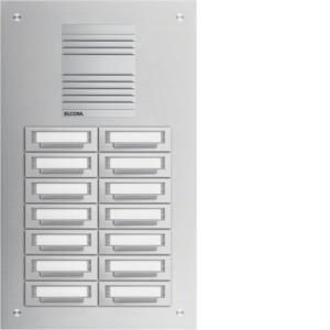 Elcom 5314511 flush-mounted door station TUP-14/2 EV1 STABILA silver