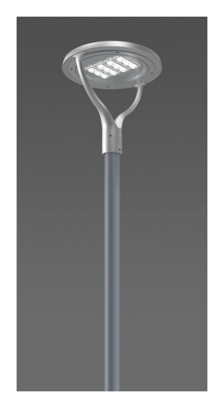 RZB 611940.004.1 19.8W 4000K D500 H525 1-way LED mast light