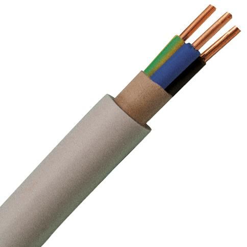 Kopp 153125003 PVC sheathed cable 3x2.5mm, gr, 25m