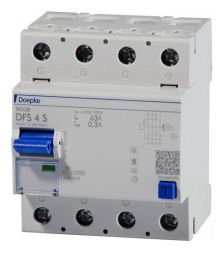 Doepke DFS4 100-4/0.50-AS 100-4/0.50-AS residual current circuit breaker, 09167905