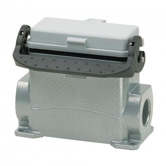 Walther P757672MS 16-pin 1xM32 84mm hinged cover socket housing