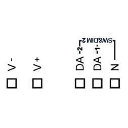 LUNATONE 86458911-350DE DALI LED dimming actuator CC DT8 DE | TW, 350mA