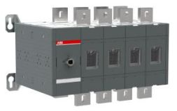 ABB Stotz-Kontakt OT1250E04C, load changeover switch 4-pole 1250A without handle and shaft I-0-II, 1SCA022872R0870