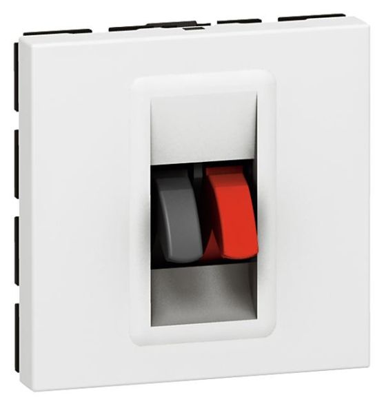 Legrand 078751 Mosaic junction box for loudspeaker 1-way, (white)