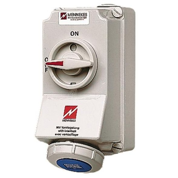 Mennekes 5602A DUO 16A 5-pin 9h 230V IP67 wall socket