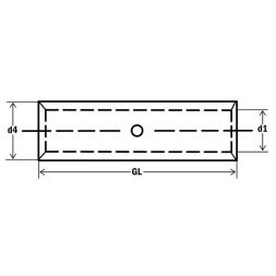 HAUPA 291538 Parallel connector DIN 150qmm for multi-wire