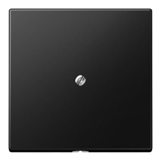 Jung LS990ASWM cable outlet with strain relief, LS series, graphite black matt