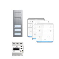 TCS PSX2330-0000 AP 3 residential units audio intercom set