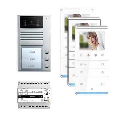 TCS PVC1331-0010 eco:set color 3 buttons VPAK AP video intercom set