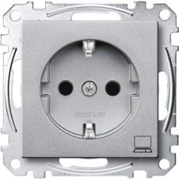 MERTEN MEG2350-0460 socket SCHUKO computer aluminum