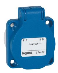 Legrand 057667 socket 16A F blue