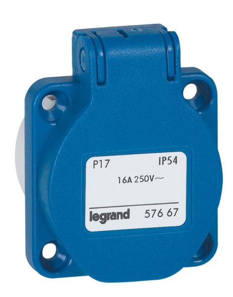 Legrand 057667 socket 16A F blue
