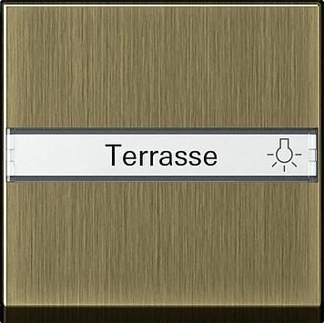 Gira 0299603 rocker labelling field System 55 Bronze