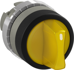 ABB Stotz-Kontakt 1SFA184613R9103 P9MSLZ1G 3-pos. yellow illuminated selector switch control element