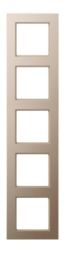Jung AC585CH frame 5-way, vertical and horizontal mounting, A CREATION, champagne