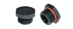 Jacob V301-1050-03 black IP66/68 O-ring EPDM screw cap
