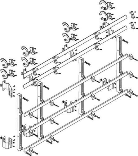 ABN deep 185mm with CU 30x10mm 5-pole 150mm busbar module (MTSC57965)