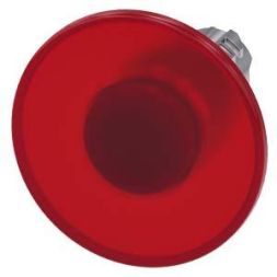 Siemens 3SU1051-1CA20-0AA0 mushroom pushbutton illuminated 22mm round red 60mm