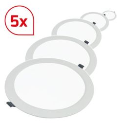 Dotlux 600095 CIRCLEflat 6W 3000K incl. driver PK=5pcs LED ceiling recessed spotlight