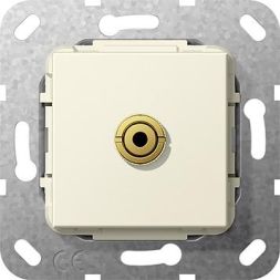 Gira 564901 mini jack 3.5mm cable breakout insert cream white