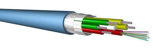 Draka Comteq U-DQ(ZN)BH 2x12G MaxCap300 OM3 fiber optic universal cable / rodent protection
