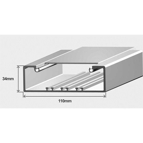 EFAPEL 110X34 TRUNKING WHITE