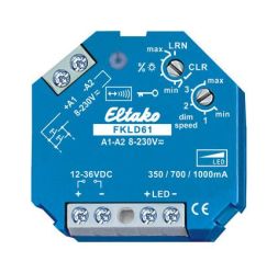 Eltako 30100836 wireless actuator LED dimmer switch FKLD61 constant current LED 300/700/1000mA