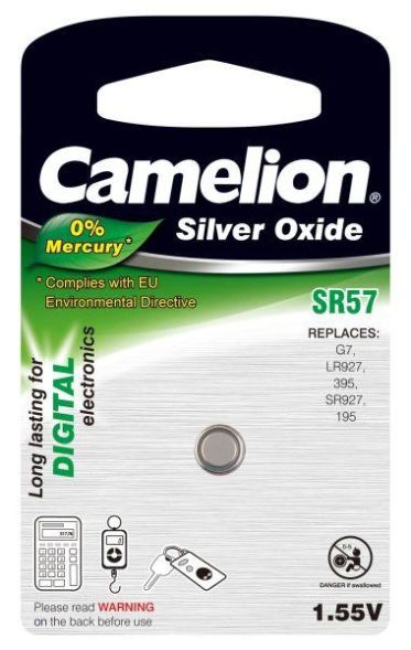 Hückmann 141234 Camelion SR57 395-mercury-free watch battery
