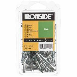 IRONSIDE 141039 blind rivets 4.8/14 70pcs