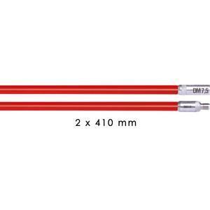 Runpotec 20881 RUNPOSTICKS RED (hard) - 2 x 410 mm optimal in combination with XB 500 T, XB 500 and XB 300