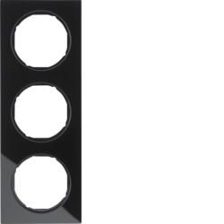 Berker 10132216 frame glass, black Berker R.3