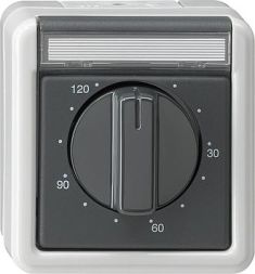 Gira 032130 timer 120 min WG surface-mounted grey