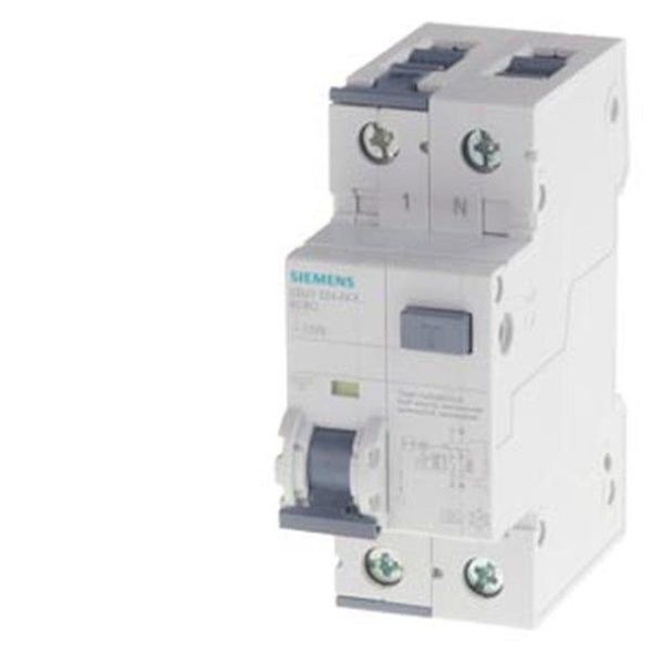 Siemens 5SU1324-6KX06 FI/LS switch 10kA 2-pole type A 110V