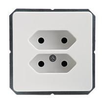 ELSO 215914 socket insert double Europe 16A pure white