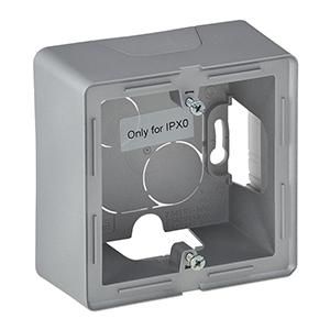 Legrand 754211 AP housing Valena Life 1-WAY AL, (aluminium)