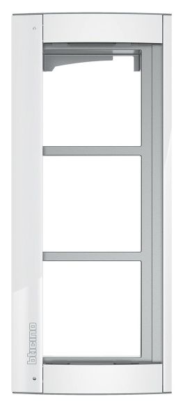 Bticino 350232 cover frame Sfera New + module support 3M ALLWHITE
