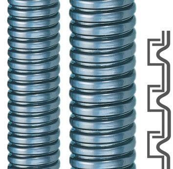 Flexa 12210711038 SPR-PU-AS AD45 38x45mm metallic blue metal protection hose
