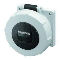 Mennekes 1815 panel socket TwinCONTACT 32A 4-pole 7h 500V IP67