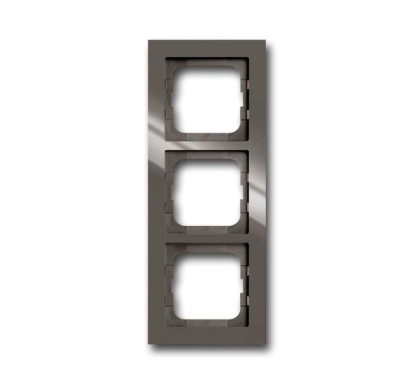Busch-Jaeger 1723-291 cover frame, 3-way frame entre-grey
