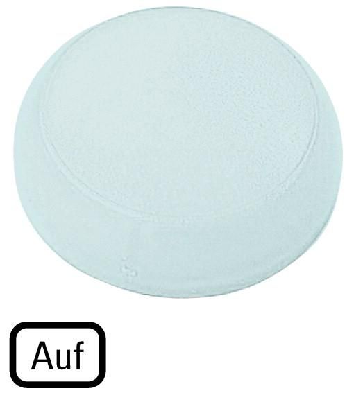 Eaton M22-XL-W-D3 lens, indicator light white, flat, ON, 218404